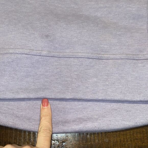 Apana Cowl Neck Cozy Sweat Shirt Lavender Small - Picture 9 of 9